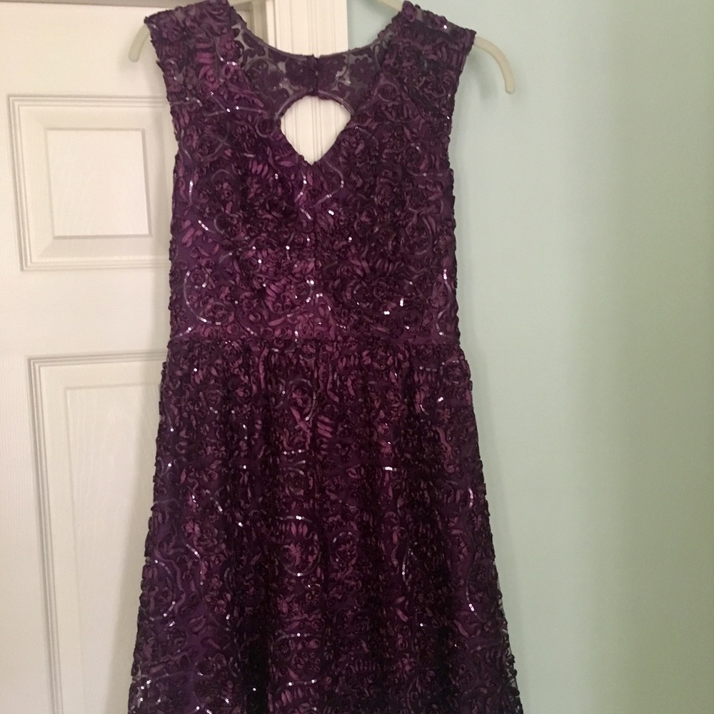 Sweet and sparkly semi formal dress. Worn once!